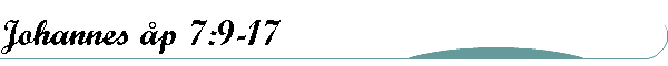 Johannes �p 7:9-17