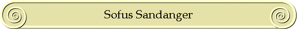 Sofus Sandanger