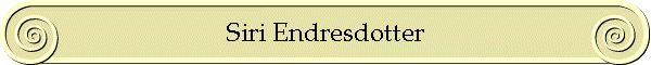 Siri Endresdotter