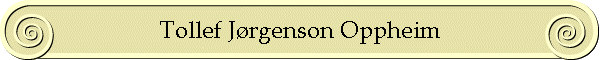 Tollef Jørgenson Oppheim