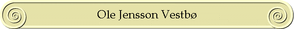 Ole Jensson Vestbø